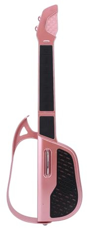 Matybobe Intelligente E-Gitarre, Tragbar, Leicht, Faltbar, Saitenlose Kindergitarre, 7 Noten, Automatisches Spielzeug, Wiederaufladbar, Abgerundetes Design (Rot)