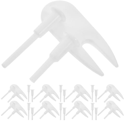 NOLITOY Kit de Remplacement 60 Pièces Bouchons de Ballon de Yoga en Plastique Abs, Bouchon à Bille et Goupilles Anti-Fuite, Adaptateurs 3,5 Cm et 5 Cm avec Extracteur, Accessoires