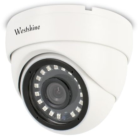 WESTSHINE 1080P HD Security Camera Analog 4-in-1 (AHD/TVI/CVI/960H), 2.8mm Lens 65ft IR Night Vision Wide Angle CCTV Camera, Dome Camera Metal Housing BNC Wired for Outdoor/Indoor Home Surveillance