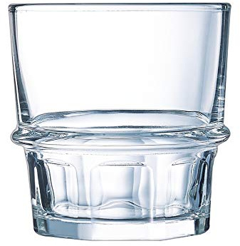 Luminarc - Gobelet Cocktail Imperial- Verre Vintage Empilable et Robuste - Verre Trempé - Compatible Lave-Vaisselle - Fabrication en France - Contenance 25 cl