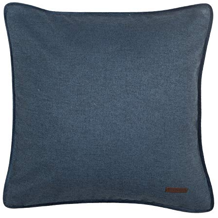 Esprit Deko Kissen Harp • 2er Set Kissenbezug 38x38 Petrol • Deko Wohnzimmer • ohne Füllung • 100% Polyester