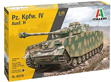 Italeri 6578S 1:35 Dt. Pz.Kpfw. IV KwK 40L/48 - Standmodellbau, Basteln, Hobby, Kleben, Plastikbausatz, detailgetreu, Bausatz, unlackiert