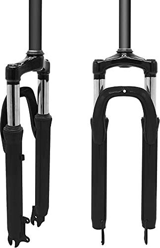 YLXD 26 Forcelle Anteriori Bici MTB Forcella Ammortizzata Viaggio 100mm, 28,6mm Tubo Dritto QR 9mm Corona Lockout Lega di Alluminio Mountain