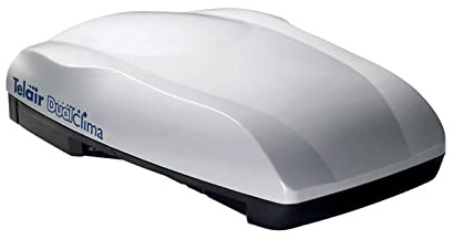 Sistema de aire acondicionado de techo Telair Dual Clima 8400H 2,5 kW con bomba de calor, aire acondicionado para caravana, caravana o camping