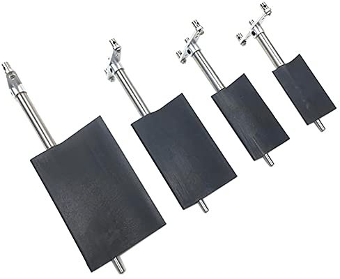 PRODCA Spielzeug-Zubehör, 1 x ferngesteuertes Boots-Nylon-Lenkruder, untergetauchtes Ruder mit Servo-Arm, kompatibel mit 50 cm - 160 cm ferngesteuerten Boot-Maßstab, Marine-Schlepper, Angelboot-Modell