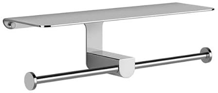 Gessi Rilievo, Doppel-WC Papierrollenhalter, Wandmontage, 59450, Farbe: Chrom