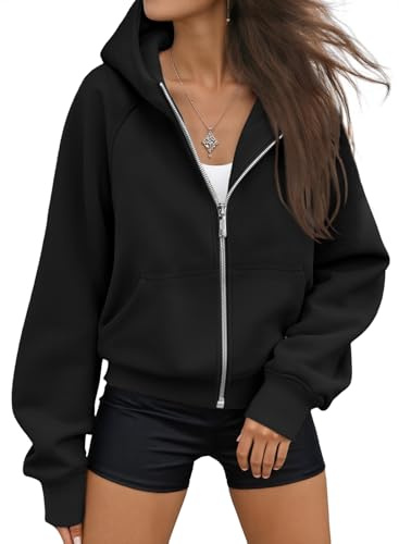 AUTOMET Damen Automet Womens Zip Up Hoodies Kapuzenpullover (1er Pack)