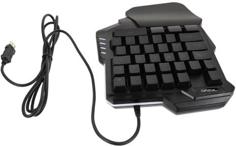 Gatuida 35 Clavier Noir ABS Touches Rétroéclairé, Jeu Vidéo | Conception Simple, Opération Précise, Installation Facile, pour Divertissement à Domicile et Jeux, Jeune Public