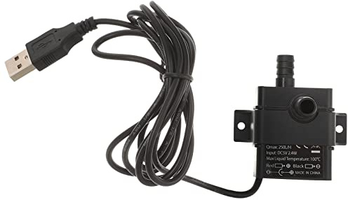 BESPORTBLE Kleiner Tauchwasserpumpe Bürstenlos Dc 5v Halboffenes Laufrad Energieeffizient für Aquarium Fischbecken Haustier Trinkbrunnen