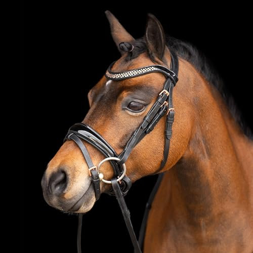 Imperial Riding Trensenzaum IRHPetit Black-Rose, Größe:Pony