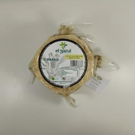 Queso de Cabra Curado en AOVE 1kg - El Gazul - Quesos artesanos - Elaborado con leche de cabra - Textura suave y untuosa - Ligera nota afrutada.