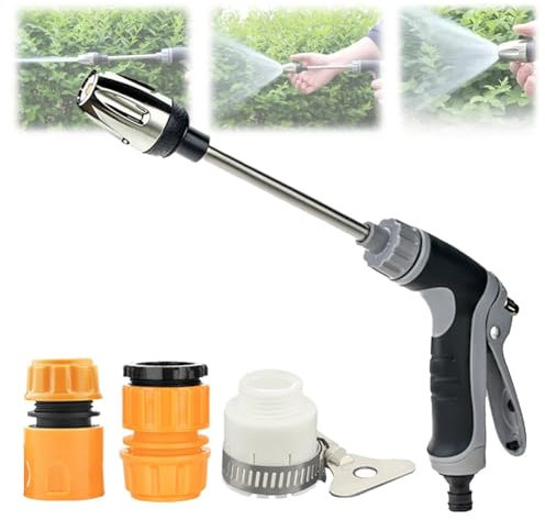 Idropulitrice Waterblitz, ugello ad Alta Pressione Waterblitz, idropulitrice ad Alta Pressione per Ogni Tubo da Giardino, ugello per Tubo Water Blitz, Pistola ad Alta Pressione(1PCS Style 1)
