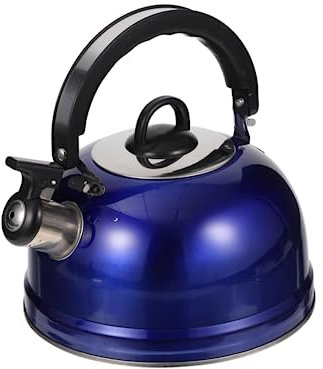 GRIRIW Hervidor De Agua De Acero Inoxidable Con Silbido Tetera Para Estufa De Gas Inducción Capacidad Grande y Tapa Resistente Apto Para Cocina Diaria