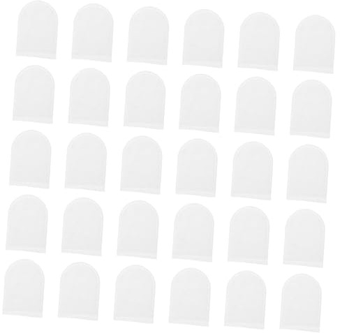BELLIFFY 120 Stück Wiederverwendbare Baumwollpads mit U förmiger Tasche Sanftes Make up entferner Frauen Praktische Reinigungspads mit Perlstruktur für Gesicht und Mundpflege