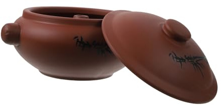 Toyvian Sopa De Cazuela Olla De Cocción Lenta Olla De Cerámica Para Estofado Para Vapor Para Preparar Guisos Lentos y Sopas Nutritivas Su Cocina