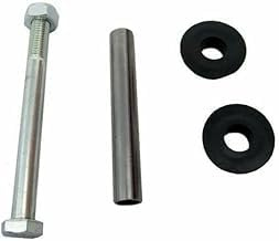 Vision4ever 100mm REPLACEMENT WHEELBARROW AXLE SET FOR 1/2 BORE WHEELBARROW TROLLEY WHEEL Easy To Use