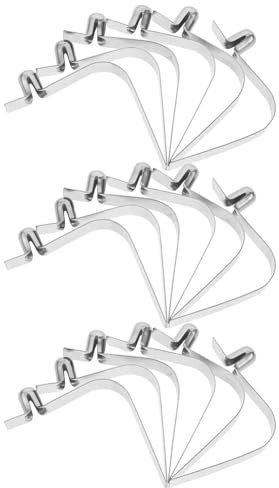 20 Connettori Ferro Ombrellone Giardino, Fissaggi Telaio Esterno | Accessori Riparazione Robusti, Installazione Rapida, Resistente Intemperie, Colore Argento