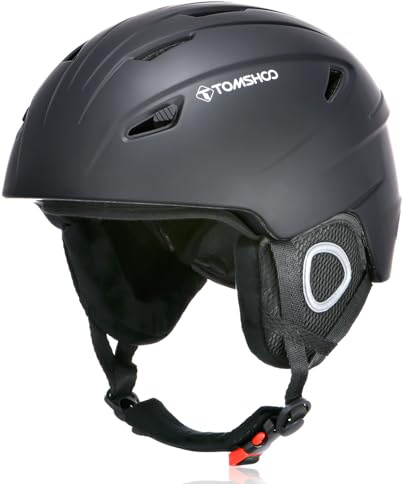 TOM SHOO Skihelm Herren Damen, Skihelm Erwachsene Unisex Sicherer, Snowboard Helm