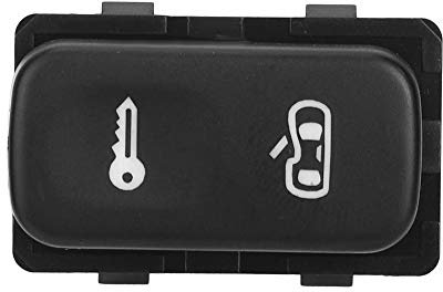 Zentralverriegelungsschalter, ABS Zentralverriegelung Schwarz Schalterknopf 1Z0962125A Passend für Mk2 2004-2013, Schwarz