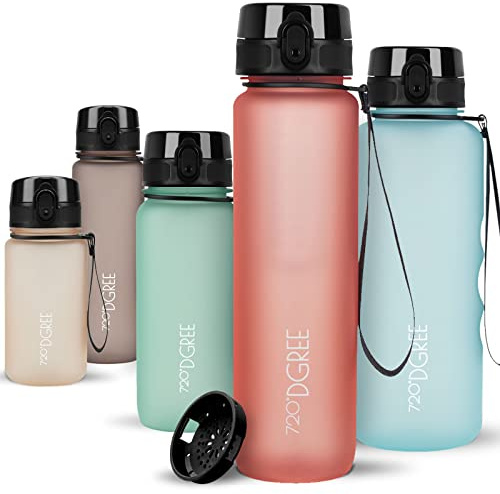 720°DGREE Trinkflasche „uberBottle“ Sieb – 6 Größen, über 40 Farben wählbar