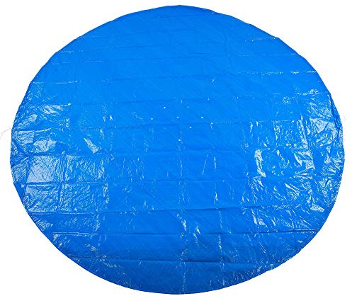 Buachois Pool Cover Ø 210~495cm Rund PE Pool Abdeckplane wasserdichte Regensichere Solarabdeckplane Plane für Aufblasbare Familienpool-Planschbecken und Villa-Garten Freien, Größe Pool 183-457 cm