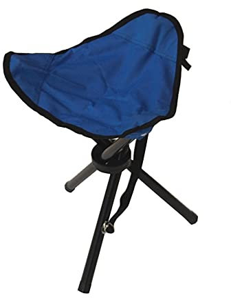 Tragbarer Campingstuhl Kleiner Campingstuhl, tragbarer Klappstuhl, ultraleichter tragbarer Stuhl, geeignet for den Außenbereich, Angeln, Wandern, Gartenarbeit Camping, Strand, Angeln ( Color : Blue )
