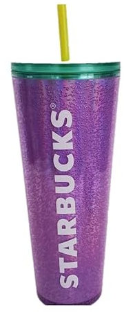 Starbucks Vaso frío Venti 24 oz Verano 2022 (burbuja morada Emoji)