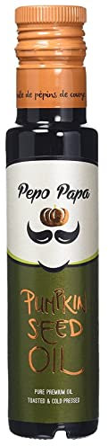 Pepo Papa - Olio di semi di zucca puro al 100%, ottenuto dalla prima spremitura con metodo tradizionale (100 ml)