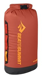Sea to Summit Big River Dry Bag, Heavy-Duty Dry Storage, 65 Liter, Picante Red