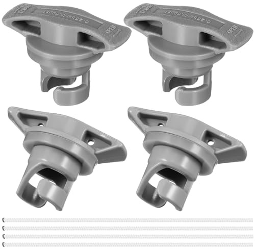 Toddmomy Kayak Air Valve Covers 4-Pack Inflatable Boat Valve Caps Replacement for Kayaks Canoes Paddle Boards Leak-Resistant Air Plugs 1.96X1.37X1.37In Portable Boat Accessories