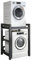Stacking Kit Adjustable Stand - 400KG Capacity - Over Washer Storage Unit for Laundry - Front Load Washer & Dryer Portable Rack