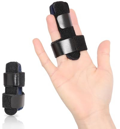 joingood Fingerschiene,Fingerstütze Für Gebrochene Finger,Fingerschiene Kleiner Finger,Zeigefinger,Middlefinger,Ringfinger,Finger Schiene Für Knuckle Immobilisierung,Passt für Linke & Rechte Hand(XL)