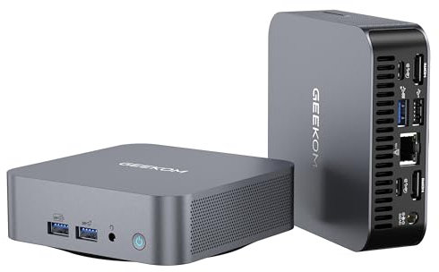 GEEKOM Mini PC GT12 Pro, Mini Ordenador Intel Core i9-12900HK Procesador(14Núcleos, 20Hilos, hasta 5.0GHz), 32GB DDR4 1TB SSD, Mini PC Windows 11 Pro|Wi-Fi 6E |Bluetooth 5.2|USB4|8K