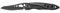 Leatherman Skeletool KB - All Black Pocketknife with Stainless Steel Blade & Bottle Opener, Black