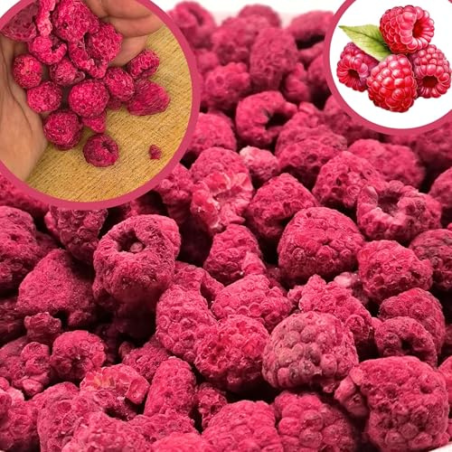 BULK & tasty. Lamponi Disidratati | 600g Frutta Liofilizzata Lamponi Liofilizzati Senza Zucchero | Frutti di Bosco Disidratati Lamponi Secchi Frutta Disidratata | Lamponi Frutti Rossi