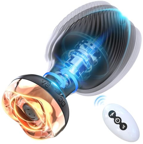 Plug-Anal-Plug-Anales,con Vibracion-Mando Distancia-Vibradorador Hombre-Juguetes-eroticos-para-Pareja-Sexuales-Juegos-Sexuales de-Parejas-Adultos-Masculino 10X10 Modo 06