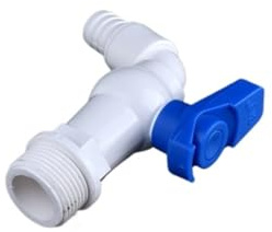 Supkancl Juego de Conectores for Tanque de Agua de 1/2'' y 3/4'' a 16 mm, Adaptador for Acuario, Sistema de riego de jardín, Junta de Manguera, válvula de PVC.(1I2 Inch Water Tap)