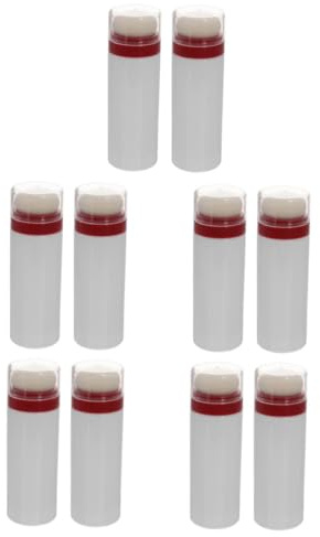 Gatuida 5 Sätze Puderflasche Mit Puff Tragbare Aufbewahrungsbehälter Für Babypuder Für Unterwegs Sanfter Puff Für Einfache Anwendung Langlebig Und Leicht Zu Reinigen 2 Stück * 5