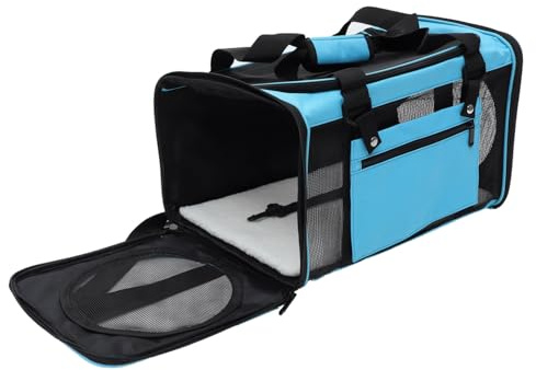 ibasenice Bärbar Kattväska med Kapacitet och Bekväm för Utomhusresor för Katttransport och Sällskapsdjur Praktisk Handhållen Design för Enkel Bärbarhet