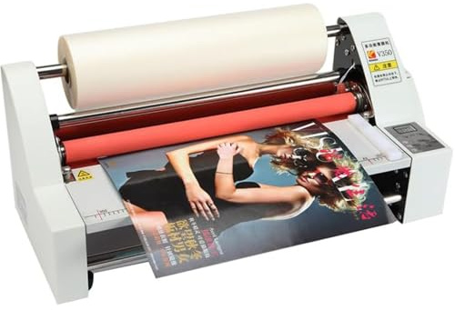 Máquina Laminadora,Laminadora Eléctrica Control Digital, Máquina Laminadora De Una Sola Cara Con Ajuste De Frío Y Calor,Laminadora Fotográfica,Laminadora A3/A4(110v,350mm)