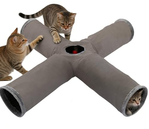 Kattunnel,Interaktiv Vikbar Säng För Inomhus Användning | Flexibla Katt Rör Och Tunnlar Att Med | för Kattungar Husdjur Halloween Jul Födelsedagskalas
