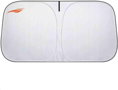 Parasol Coche Delantero Compatible con BMW 1 Series Hatchback (F70),Aislamiento térmico y protección Solar,protección Duradera para su Coche(Silver)