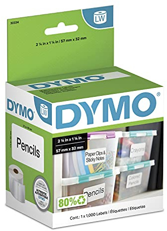 DYMO Authentic LW Multi-Purpose Labels DYMO Labels for LabelWriter Printers Great for FBA / FNSKU Barcodes 1-1/4 x 2-1/4 1 Roll of 1000