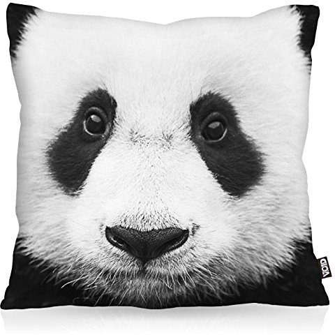 VOID Panda Kissenbezug Kissenhülle Outdoor Indoor Pandakopf Pandabär, Kissen Größe:80 x 80 cm