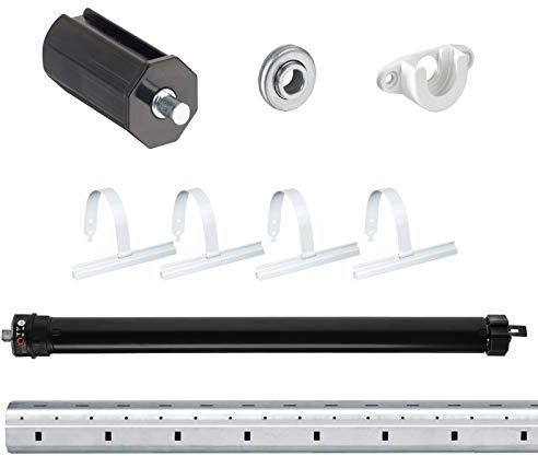 NOBILY Rolladen-Komplett-Set f. 40mm Achtkantwelle Mini-Rolladenmotor 13Nm + Mechanik-Set, Gesamtlänge bis 1.50 Meter