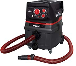 Starmix ISC BATRIX M 36-18V Aspirateur eau et poussière sans fil pour utilisation sur chantier (25 litres, sans batterie)