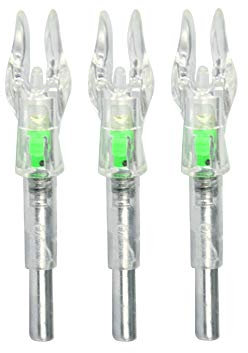 SHARROW 6/12 Stück Pfeil Nocken Leuchtnocken Licht Automatisch beleuchtete für Innendurchmesser 4,2mm Pfeilwelle, Armbrust Compoundbogen Sport Bogenschießen Training Pfeil Zubehör (Grün, 6 Stücke)