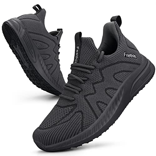Feethit Damen Sneaker Atmungsaktiv Sportschuhe Laufschuhe Fitness | Leichtgewichts Abrasiv Rutschfest für Freizeit, Bewegung, Laufen, Gehen, Tennis