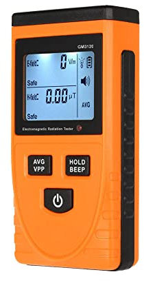 BOWONG DigitalLCD Electromagnetic Radiation Detector Dosimeter Tester EMF Meter Counter