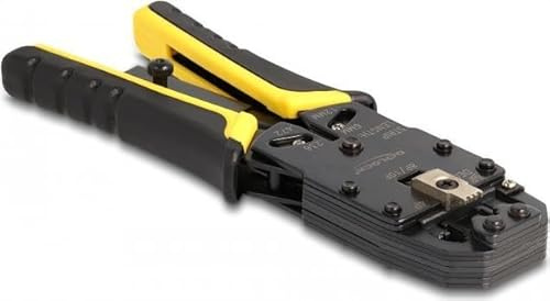 90523 - Alicate universal con pelacables para 10P (RJ50), 8P (RJ45), 6P (RJ1)